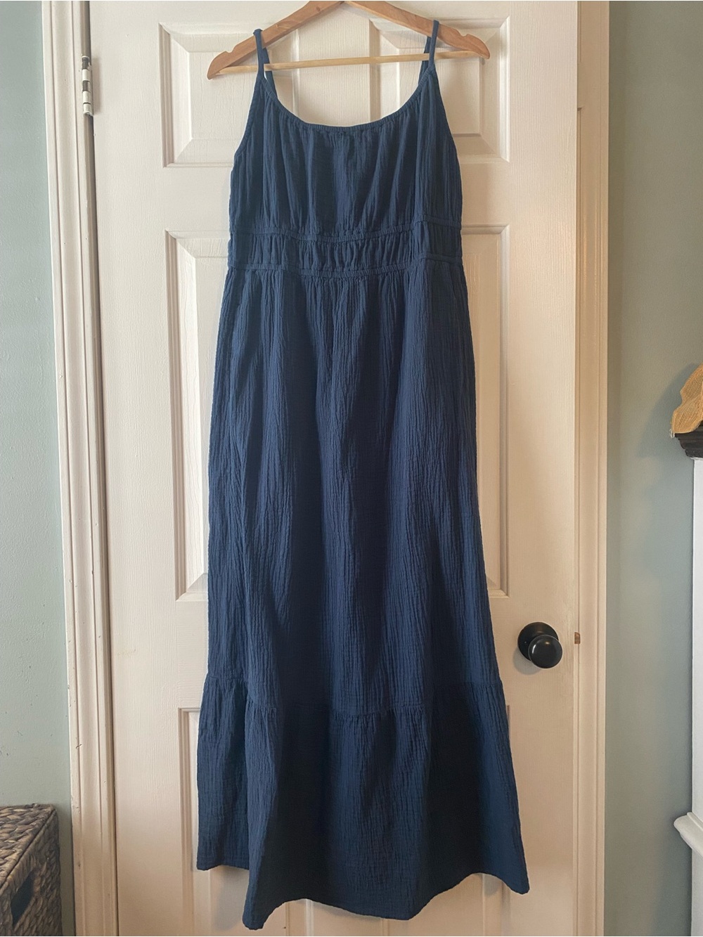 Pact Coastal Double Gauze Cami Maxi Dress - Picture 3 of 6